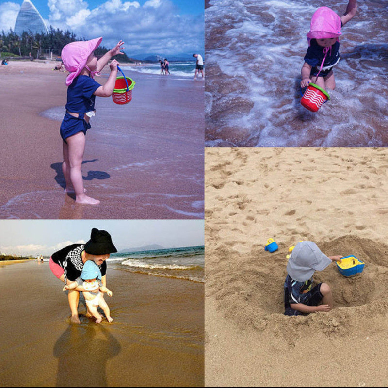 chapeau bebe plage