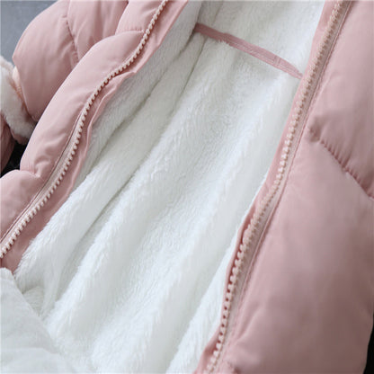 combi pilote bebe fille intérieur doux