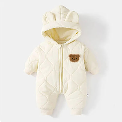 combinaison bébé garçon hiver blanc 