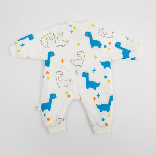 gigoteuse pour cosy dinosaure bleu jambes séparées