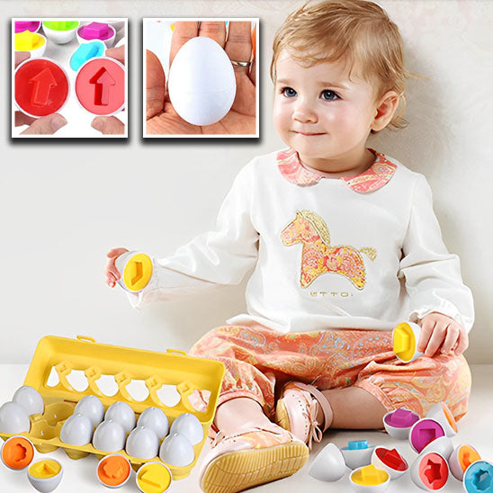 Œuf Magique™ | Puzzle Montessori en forme d'œuf pour bébé