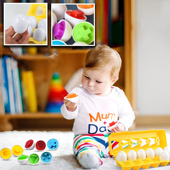 Œuf Magique™ | Puzzle Montessori en forme d'œuf pour bébé