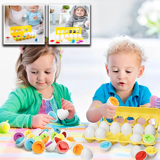 Œuf Magique™ | Puzzle Montessori en forme d'œuf pour bébé