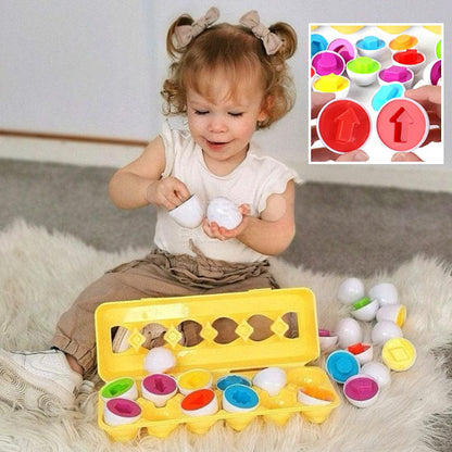 Œuf Magique™ | Puzzle Montessori en forme d'œuf pour bébé