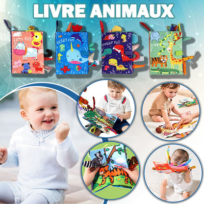 AnimalsBook™  |  Livre d'animaux éducatif en tissu