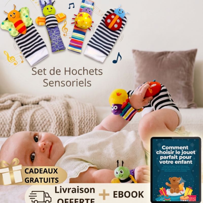 BabYFun™ | Set de Hochets pour un Éveil  Sensoriel
