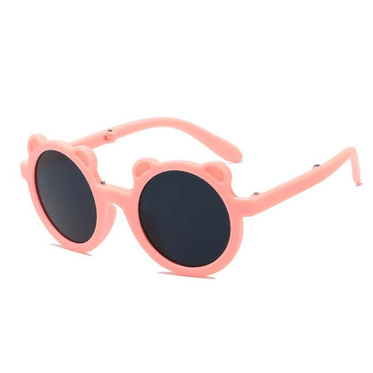 lunettes soleil bébé rose