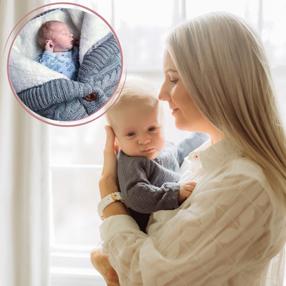 maman porte bébé dans bras Nid d'ange chaud