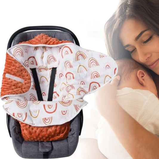 Nid d’ange bebe cosy marron, maman câline bébé