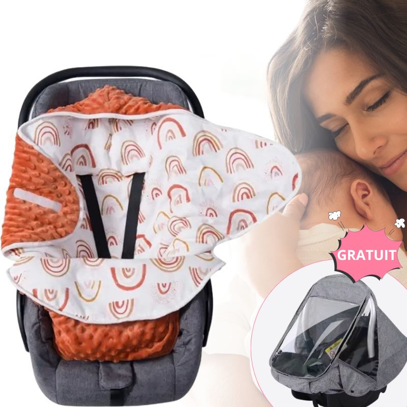 Nid d’ange bebe cosy marron, maman câline bébé