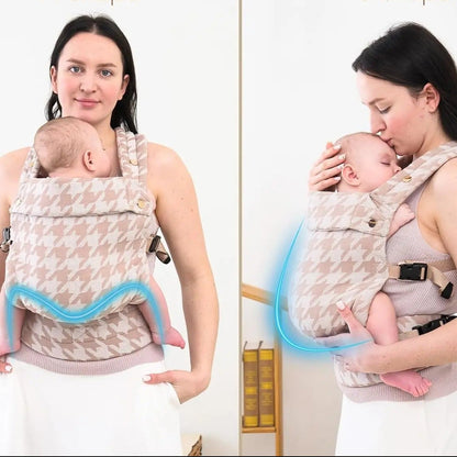 porte bébé beige confortable