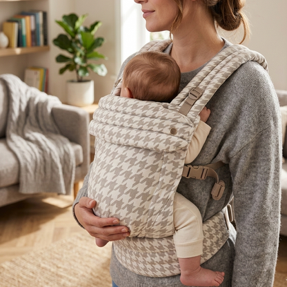 porte bébé beige ergonomique 