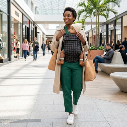 porte bébé noir sécurisant