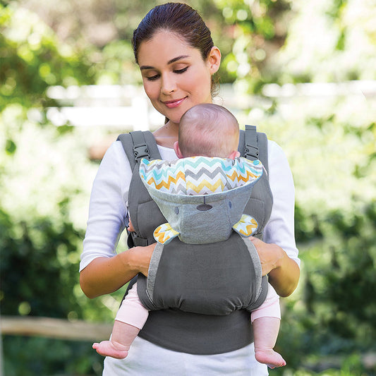 porte bébé physiologique avec capuche amovible
