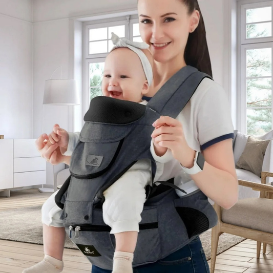  porte-bébé physiologique position face au monde




