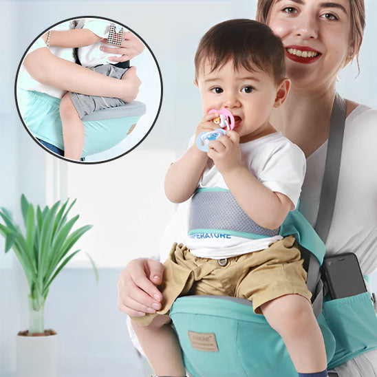 porte bébé vert deux position 