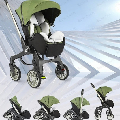 poussette bebe avec 4 positions 