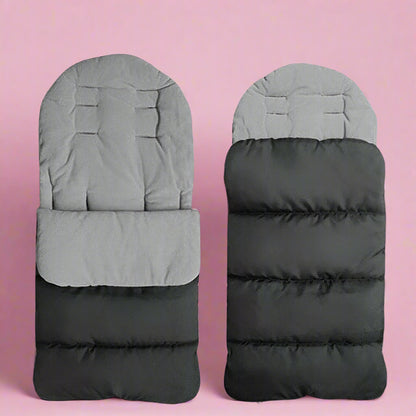 poussette chancelière gris chaude