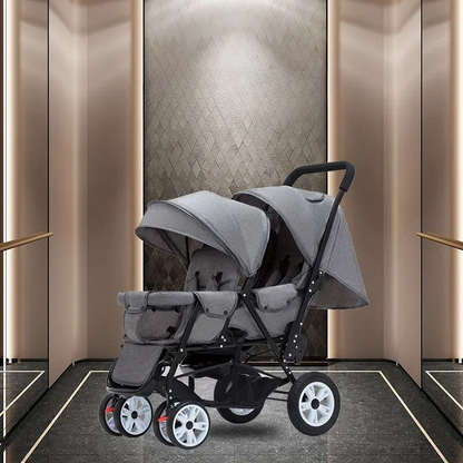 Poussette double pratique