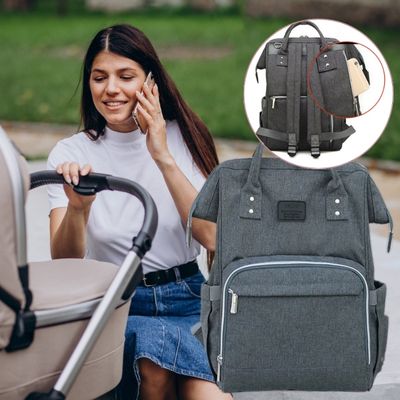 sac a langer avec poche pour téléphone 