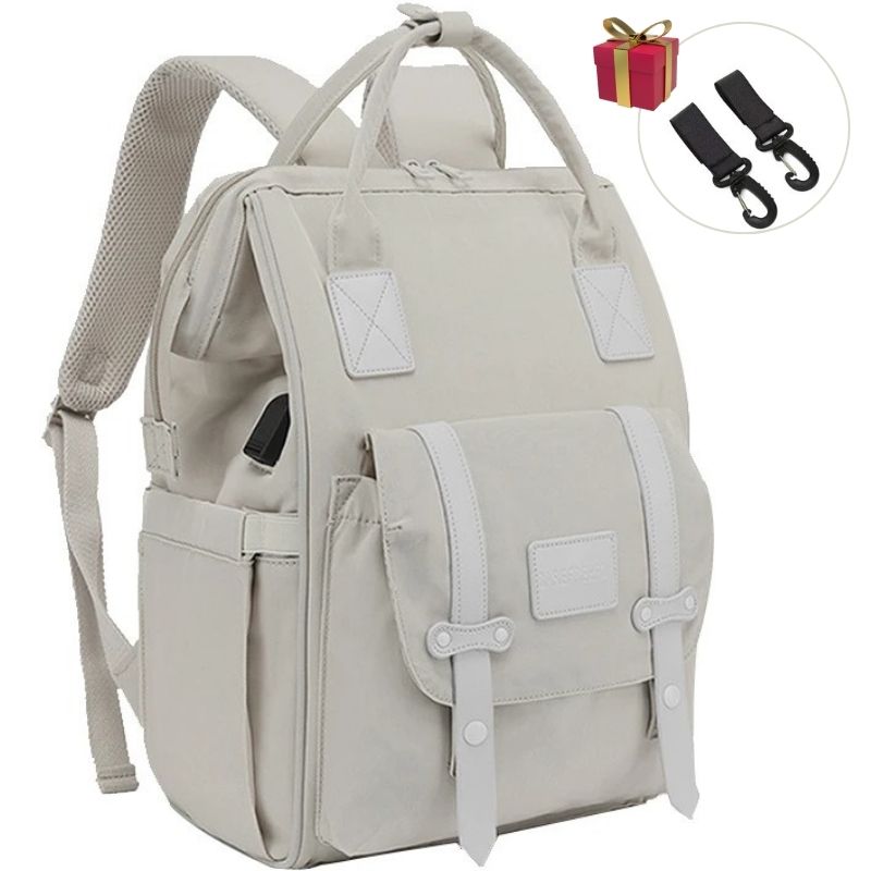 sac a langer bebe avec 2 crochets poussette
