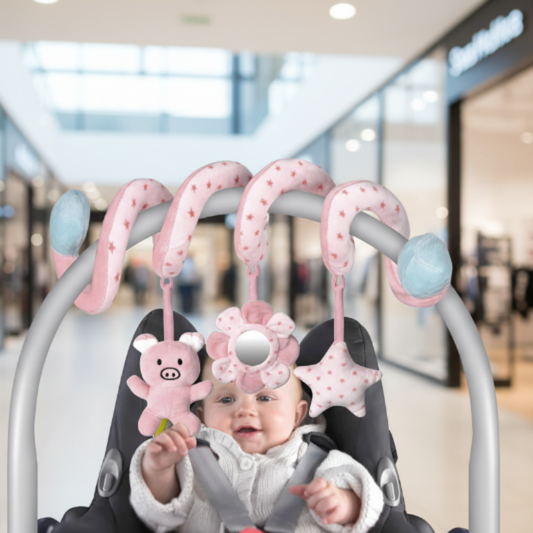 SPIRALE D'ACTIVITÉ BÉBÉ POUSSETTE 