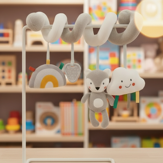 spirale pour bebe gris